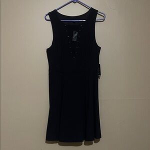 Express Black Sleeveless Mini Dress